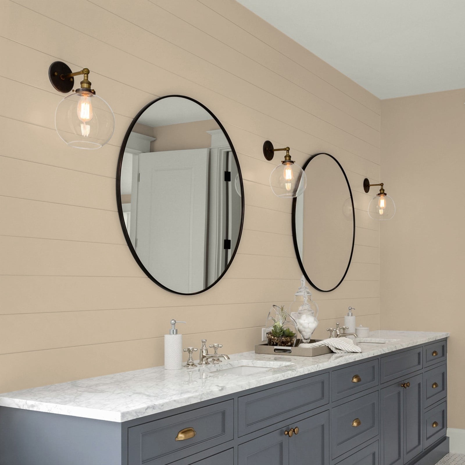 Kitchen Bath & Laundry Best Beige / Beige Eggshell Interior Paint W/ Primer