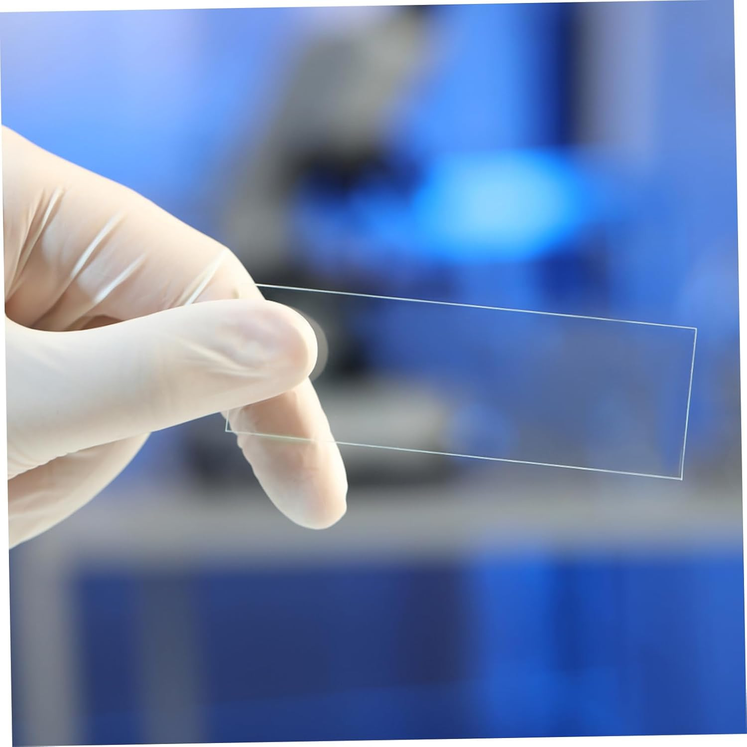 100Pcs Microscope Slides Premium Transparent Blank Microscope Slides for Laborat