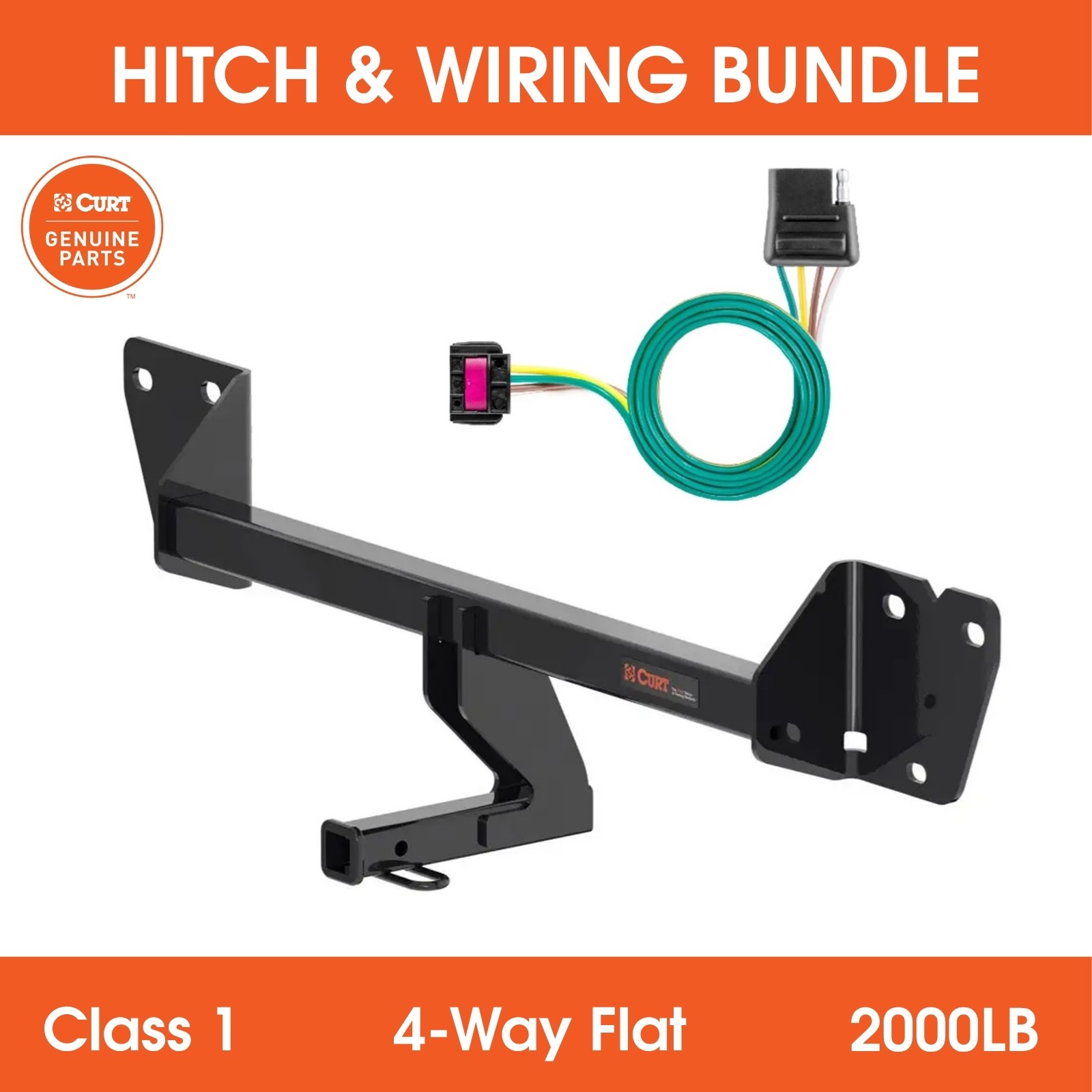 Curt Trailer Hitch & Wiring Harness for 20-24 Encore GX / 21-25 Trailblazer