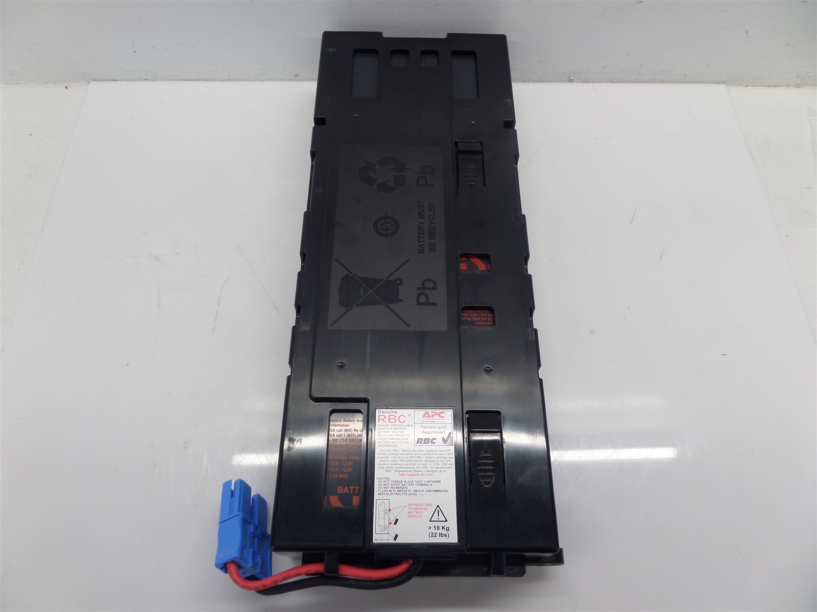 APC 0M-9989-001 RBC SMX48RMBP2U Battery Cartridge w/ Working Batteries