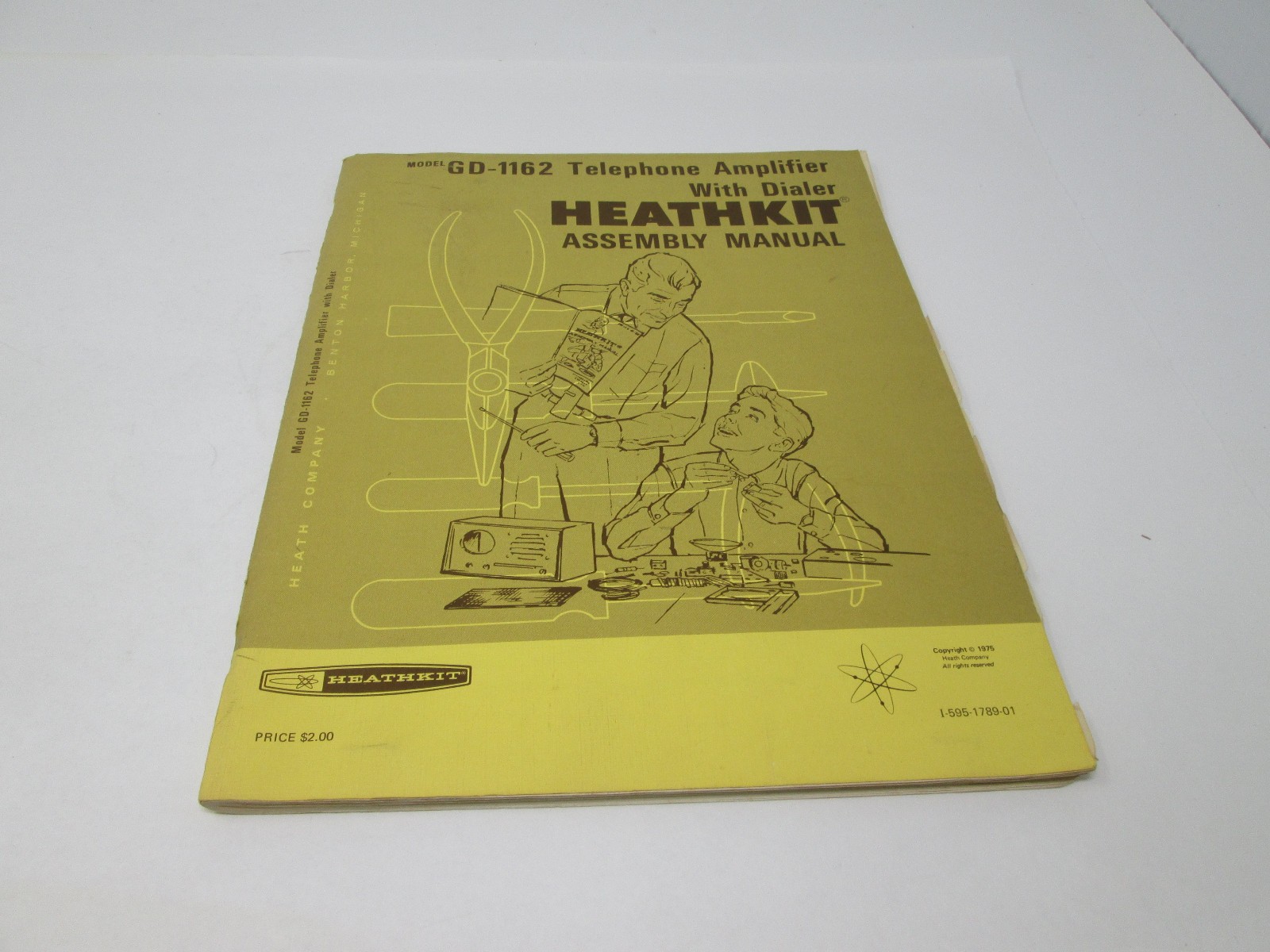 Heathkit Assembly Manual GD-1162 Telephone Amplifier With Dialer