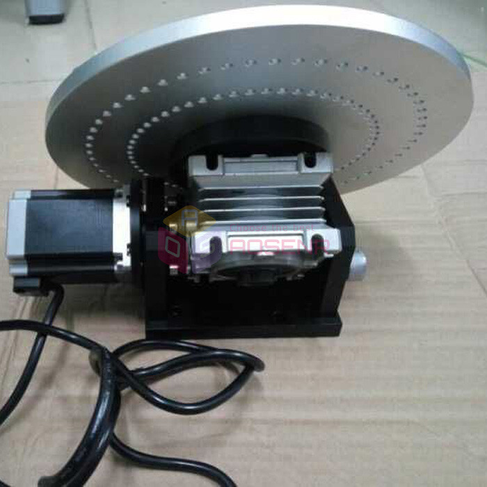 HY-E300 360-degree Electric Rotary Table For Marking Machine Engraving Machine