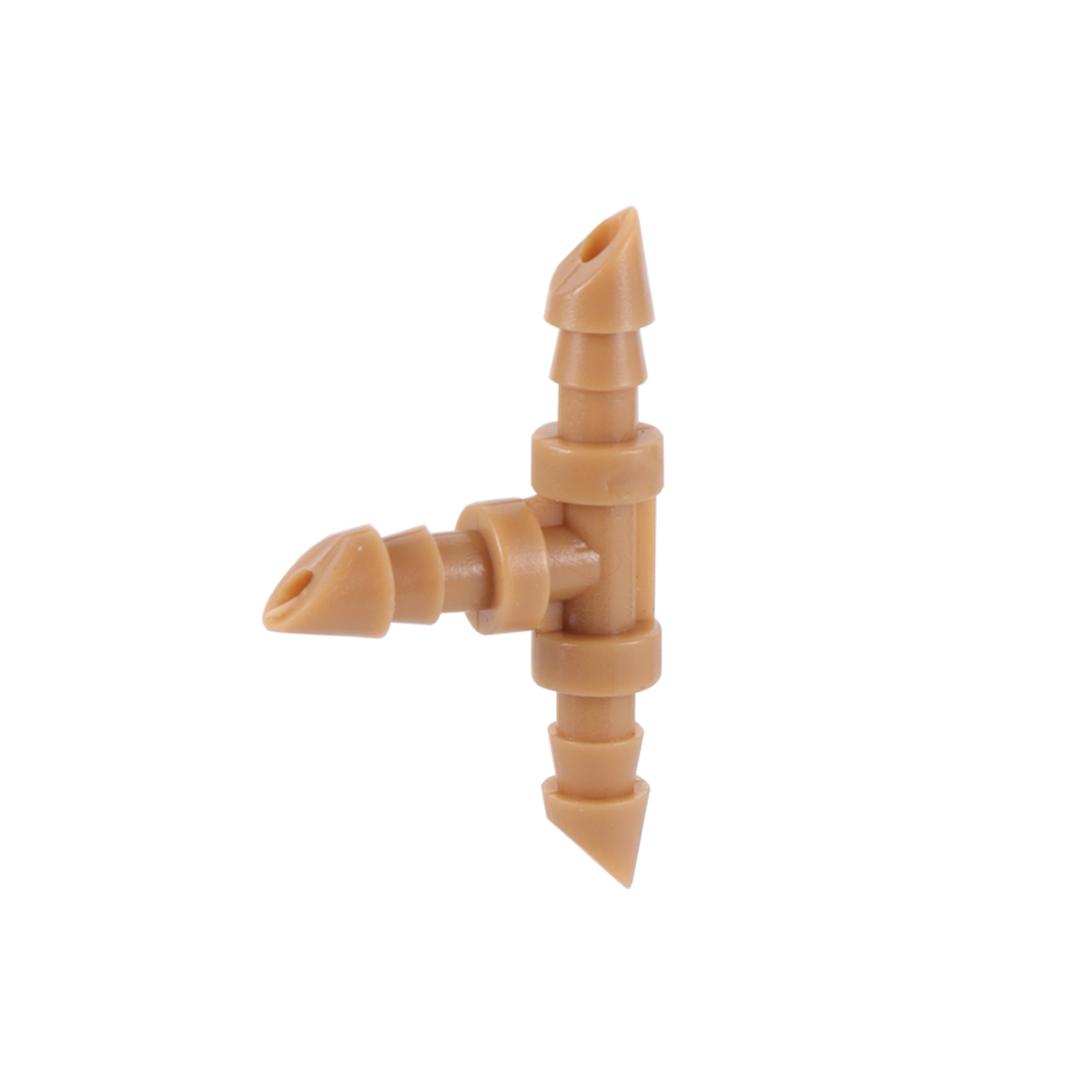 Drip Depot Brown 1/4" Barbed Tee