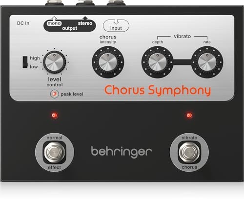 BEHRINGER CHORUS SYMPHONY Modulation Pedal (Chorus Vibrato)