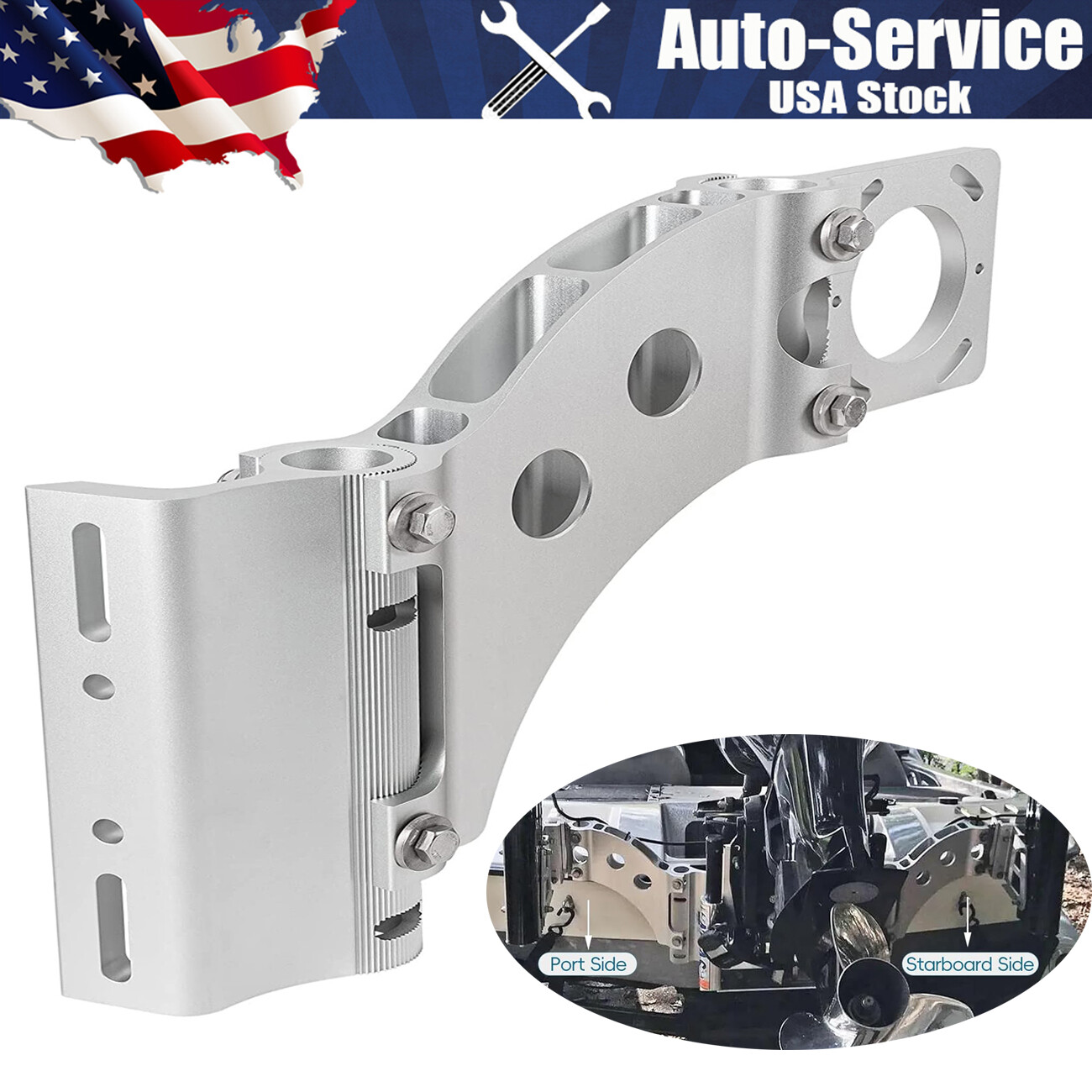 1810340 for Minn Kota Talon Bracket Jack Plate Adapter Jackplate Port Starboard