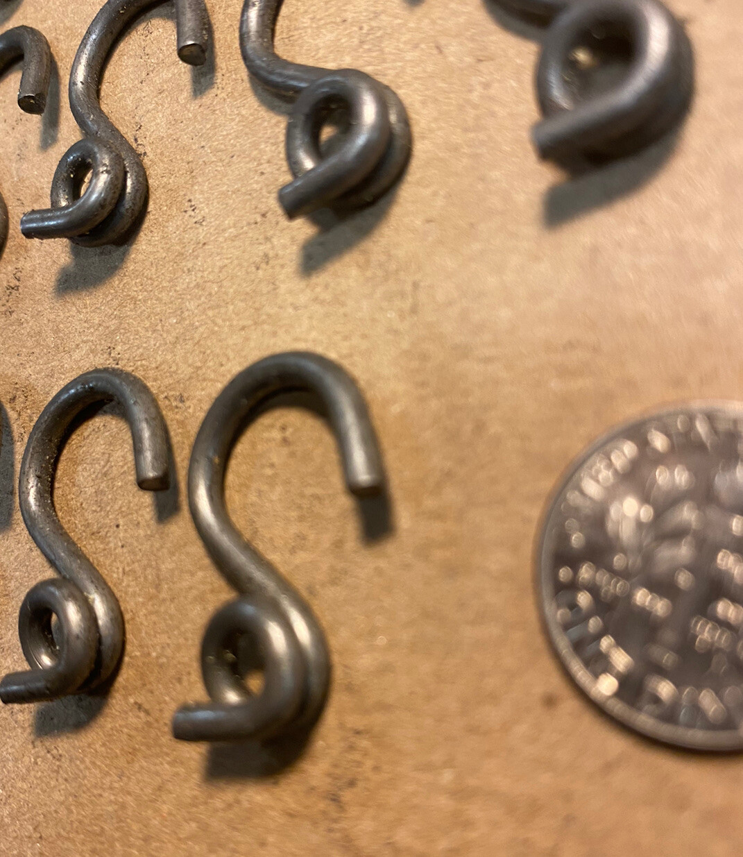 .100” Wire Hooks Lot Of 25