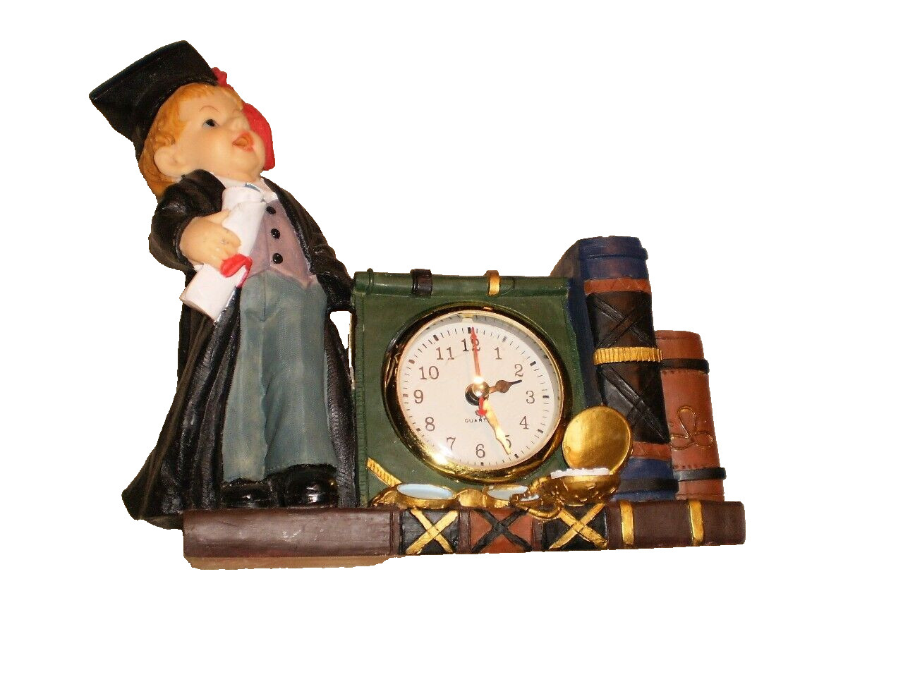 ceramic quartz desk Clock grAduation