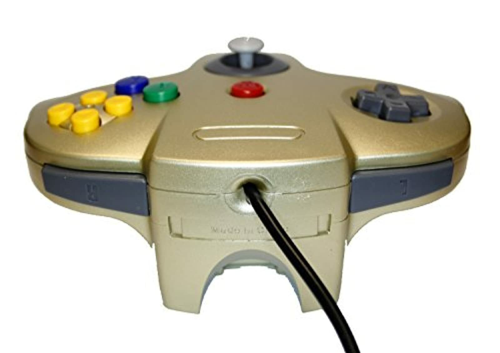 Nintendo Gold Replacement Controller By Mars Devices For N64 Gamepad N64