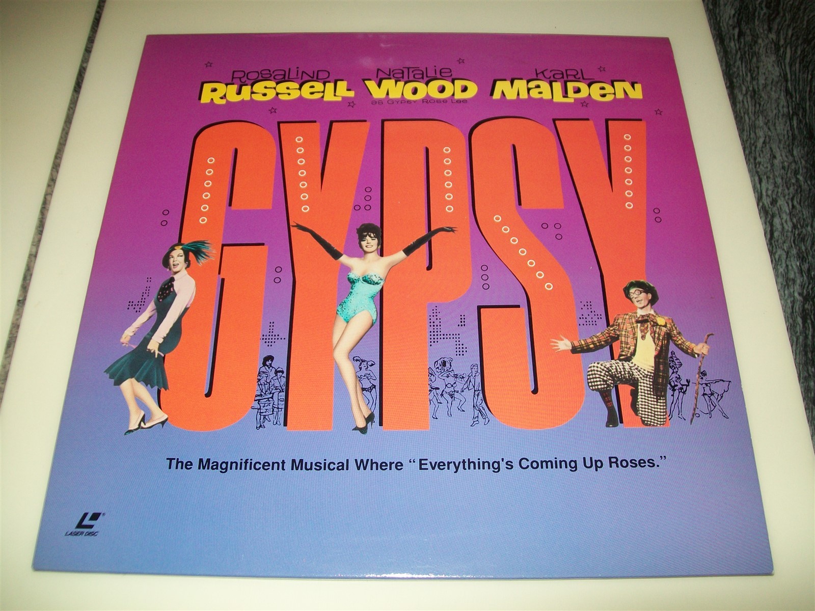 GYPSY 2-Laserdisc LD SET WIDESCREEN EXCELLENT NATALIE WOOD ROSALIND RUSSELL!