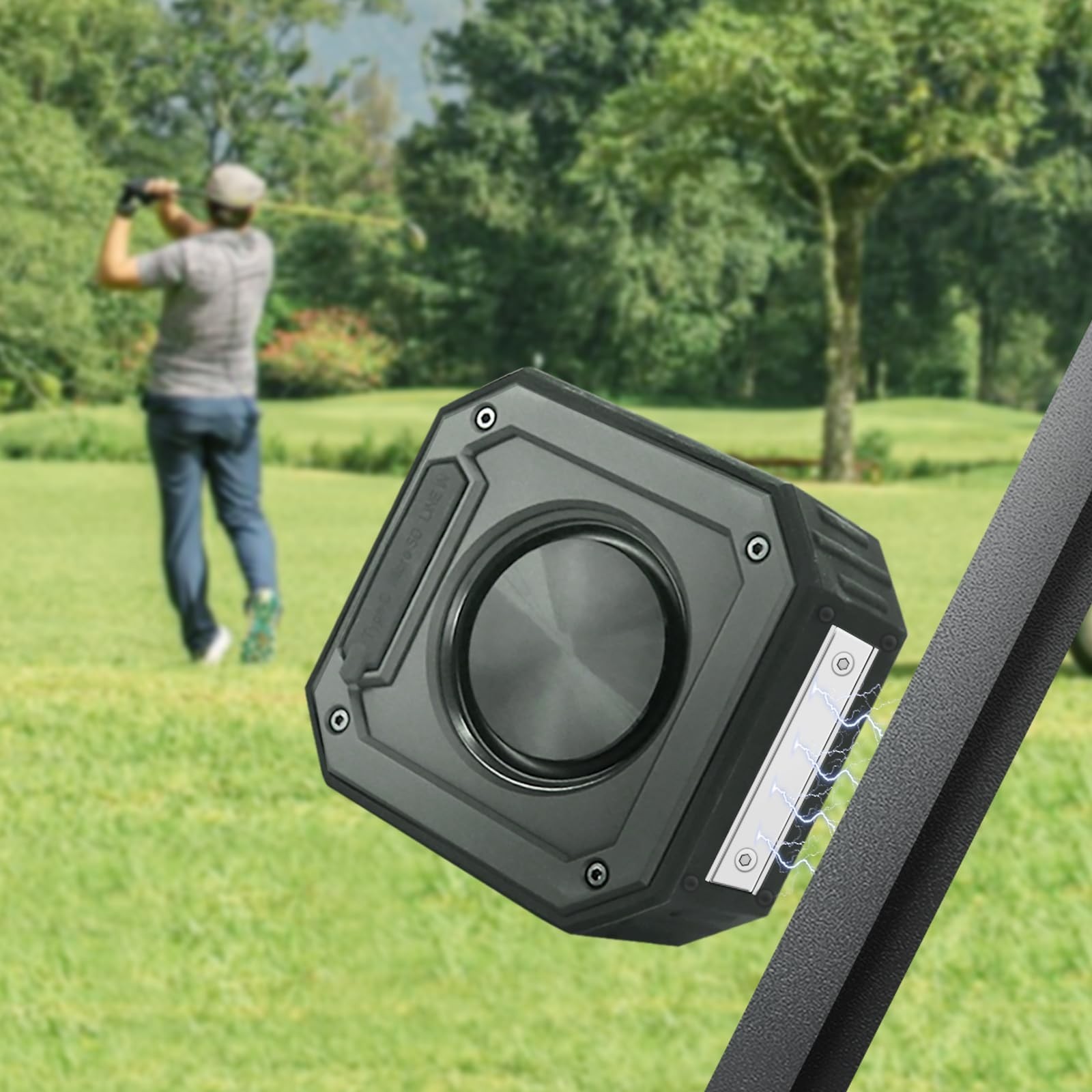 PILSAMAS Golf Speaker - Bluetooth Speaker for Golf Cart, Deep Bass, TWS, 15W,...