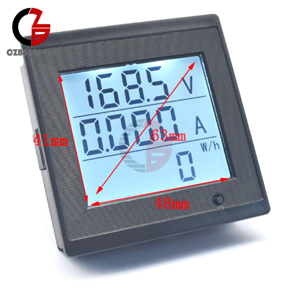DC6-200V 20A Digital Voltmeter Ammeter Voltage Amp Current Meter Power Tester