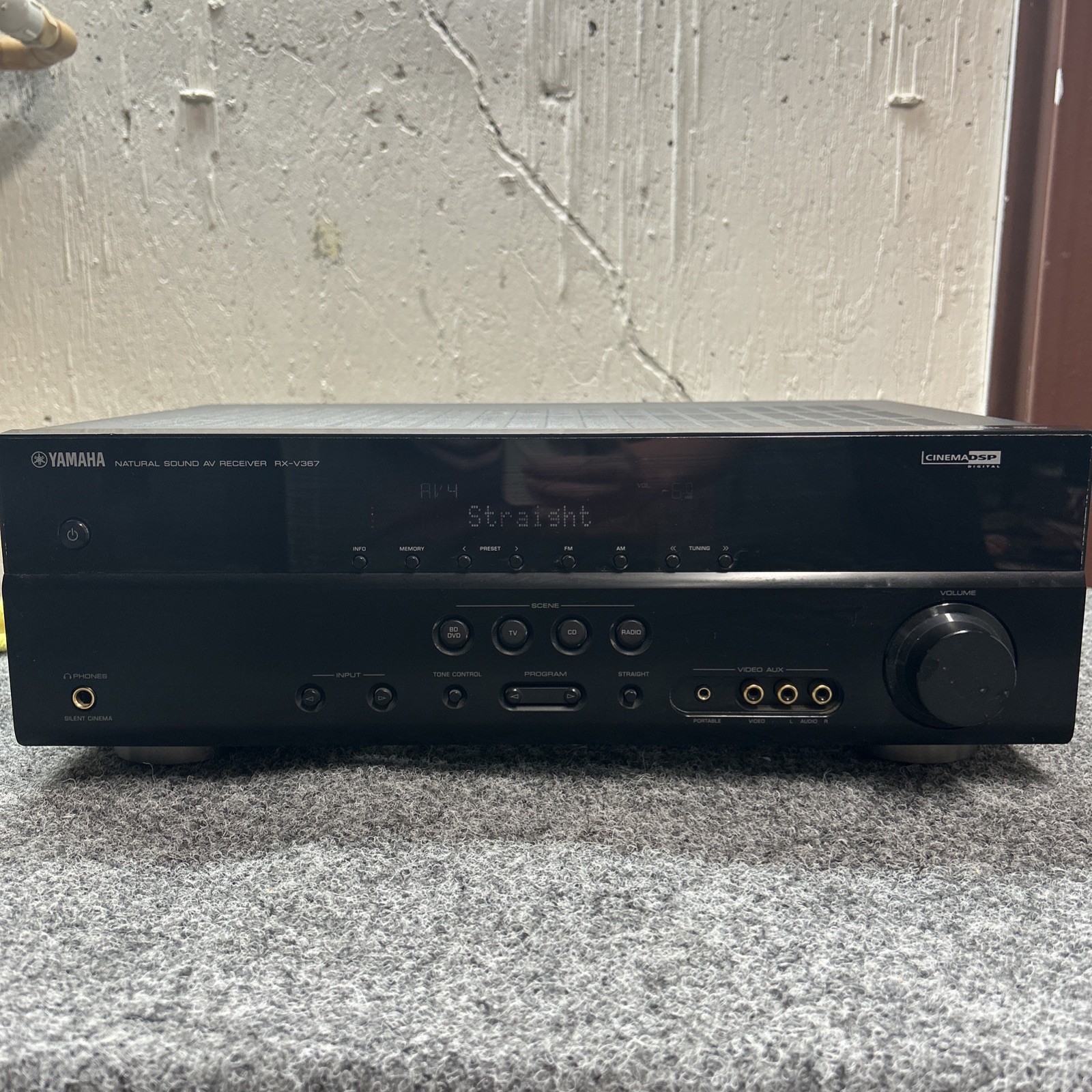 Yamaha Natural Sound AV Receiver RX-V367 Dolby 5.1