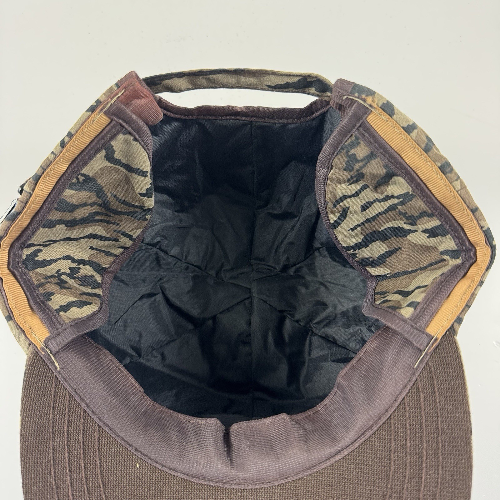 VTG Mossy Oak Original Bottomland Camo Columbia Hat Ear Flaps Size XXL 2XL