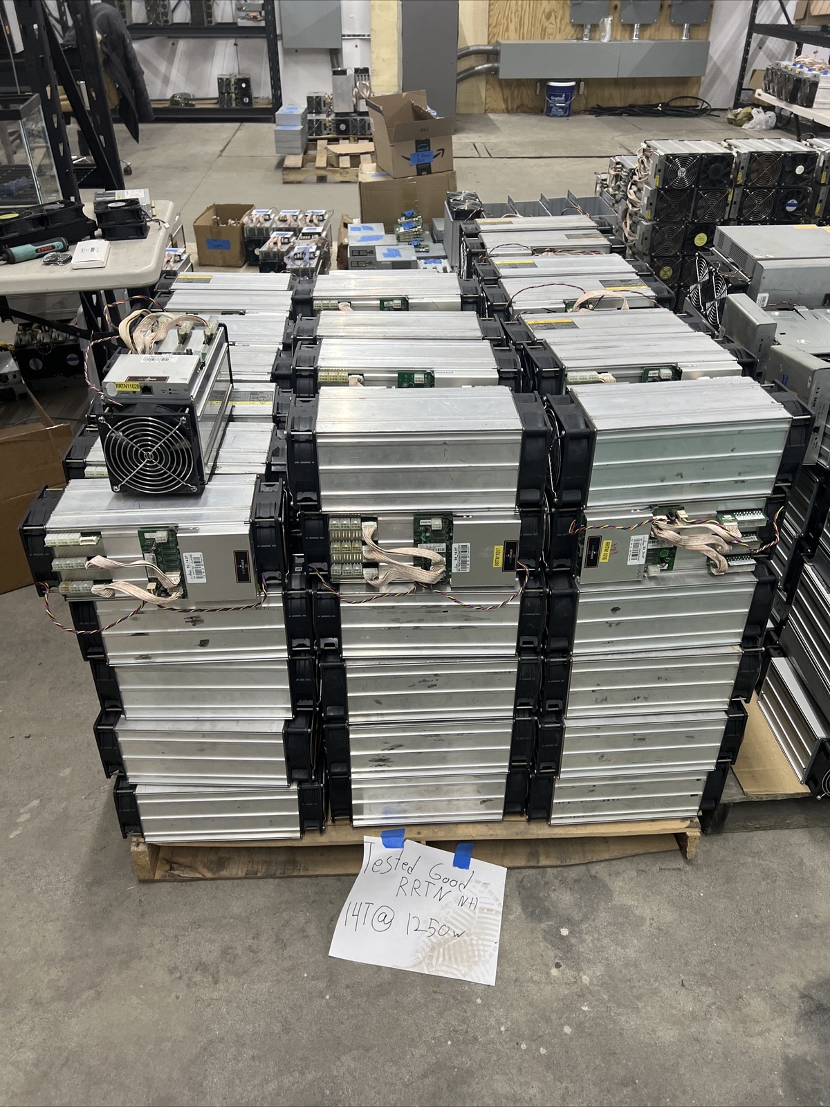 Bitmain Antminer S9 13.5 TH NO PSU BTC BCH  SHA-256 Tested VNISH FW PLEASE READ!