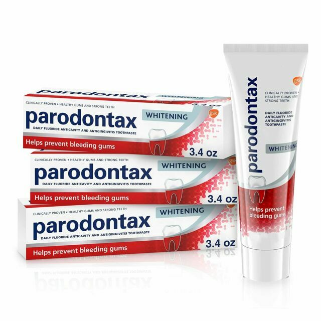 3 Pack - Paradontax Whitening Toothpaste 3.4 Oz