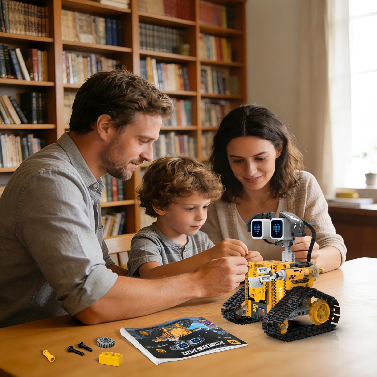 5-in-1 Robot Building Kit for Kids 6-12, STEM Coding Robot Toy with App & Remote