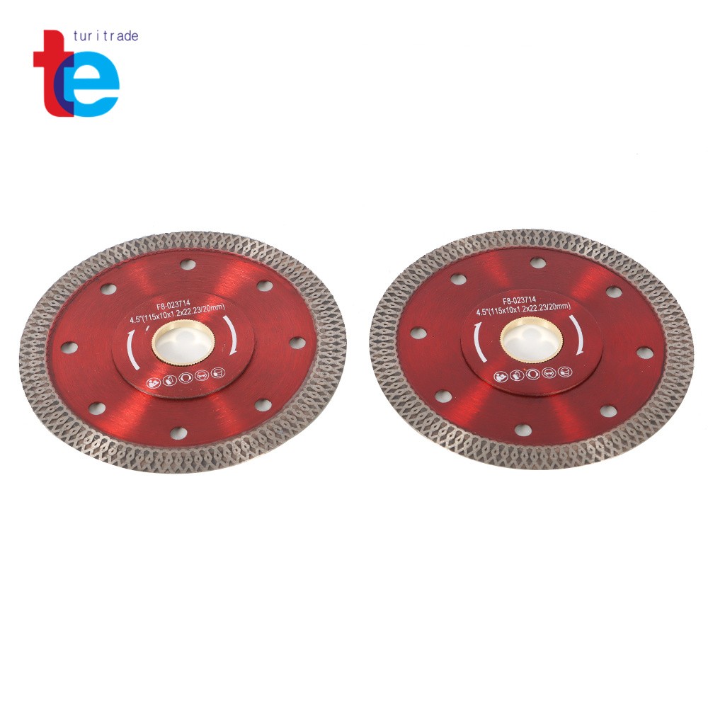 4-1/2" Super Thin Diamond Porcelain Saw Blade Ceramic Cutting Disc 2 Piece