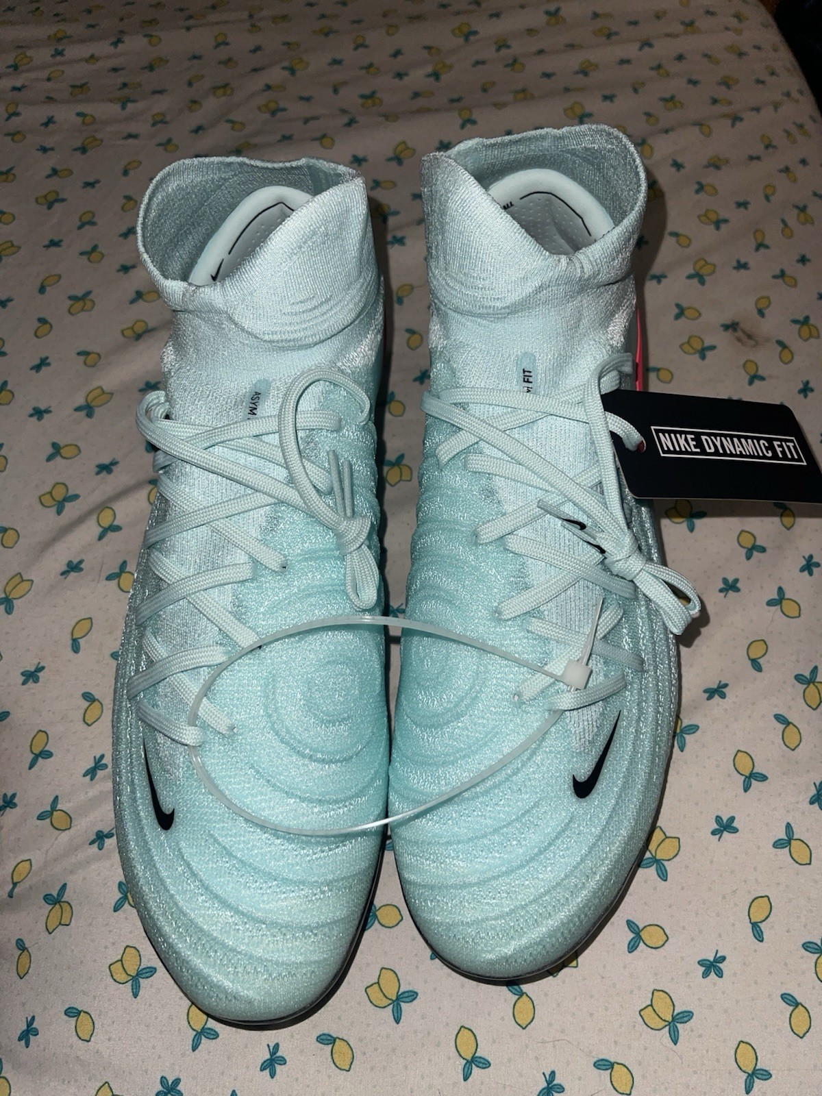 Nike Phantom Luna II 2 Elite FG Mint Green Red FJ2572-300 Men's Size 9.5 Cleats