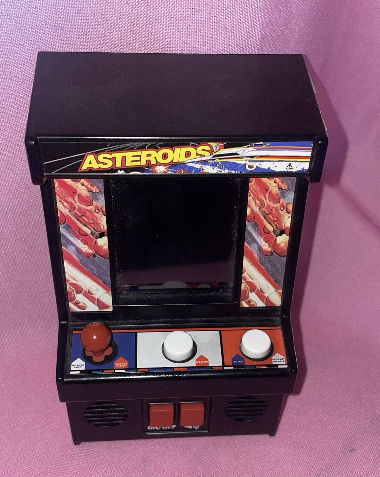 Vtg Atari Interactive Asteroids 1979 Mini Arcade Electronic Handheld Game Works