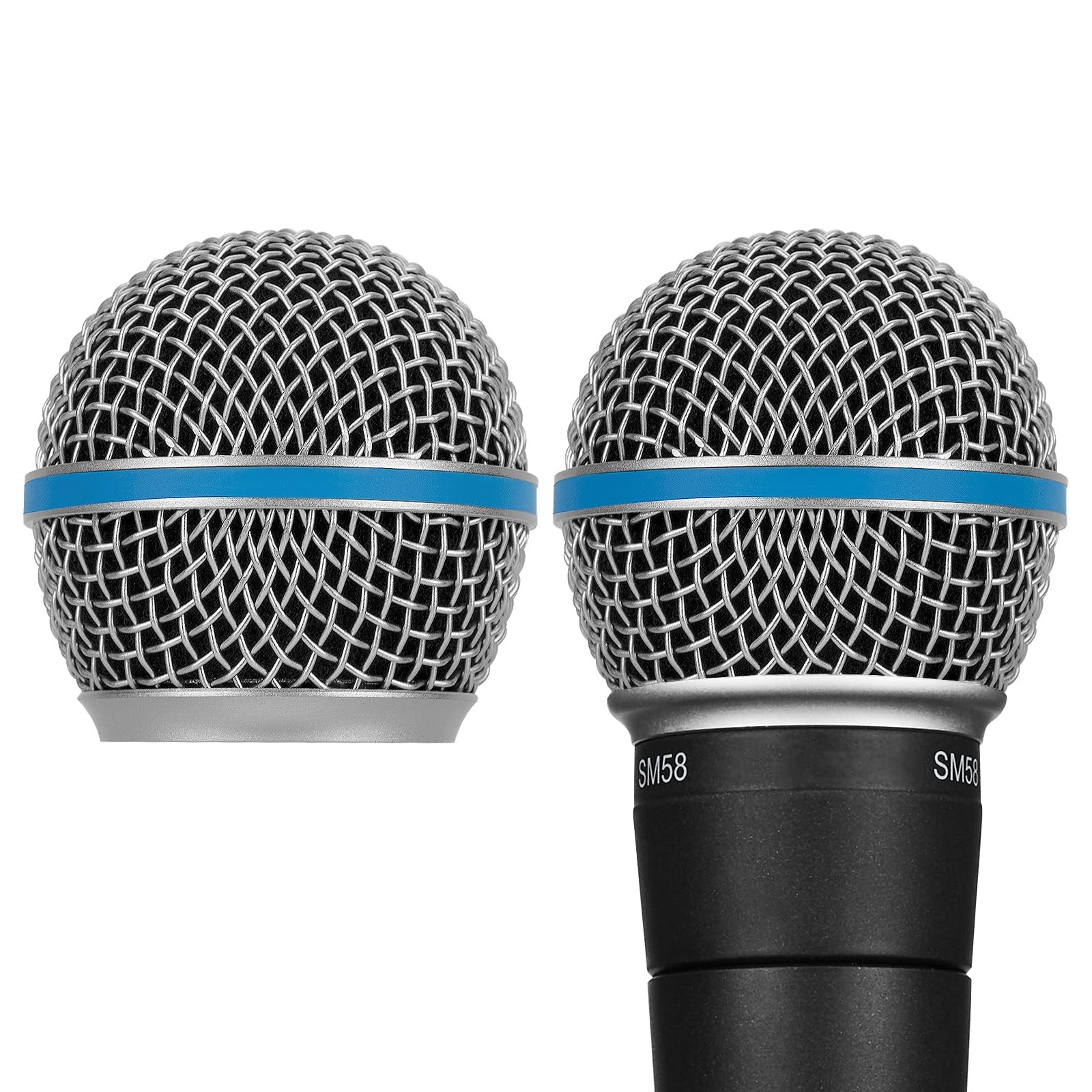 GEEKRIA for Creators Microphone Replacement Grille Compatible Small, Silver