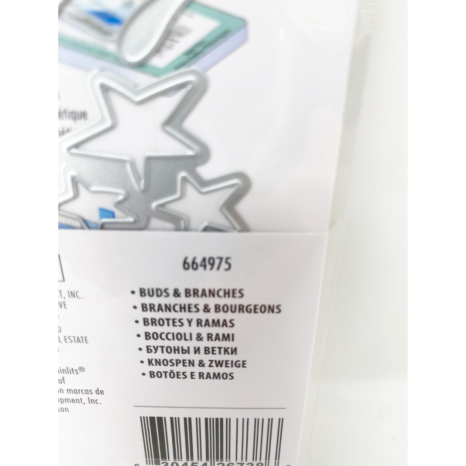 Sizzix Thinlits Buds & Branches Metal Cutting Dies Christmas Holiday 664975 NEW