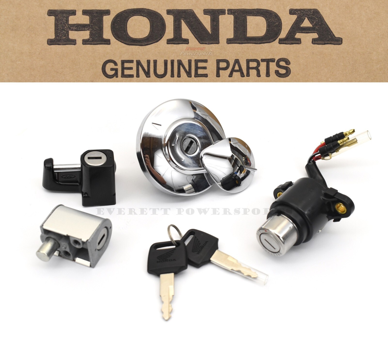 Lock Set Key Switch 96-16 CMX250 C C2 X Rebel Ignition Seat Fuel Gas Cap Honda