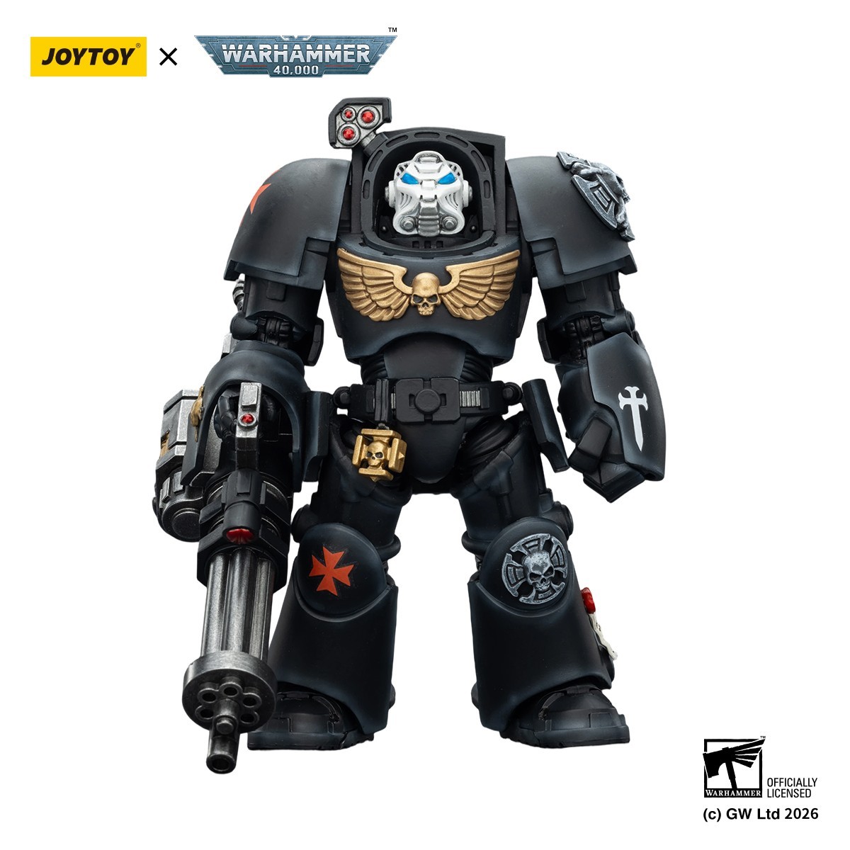 JOYTOY Warhammer 40K 1/18 Action Figure Black Templars Terminator 3