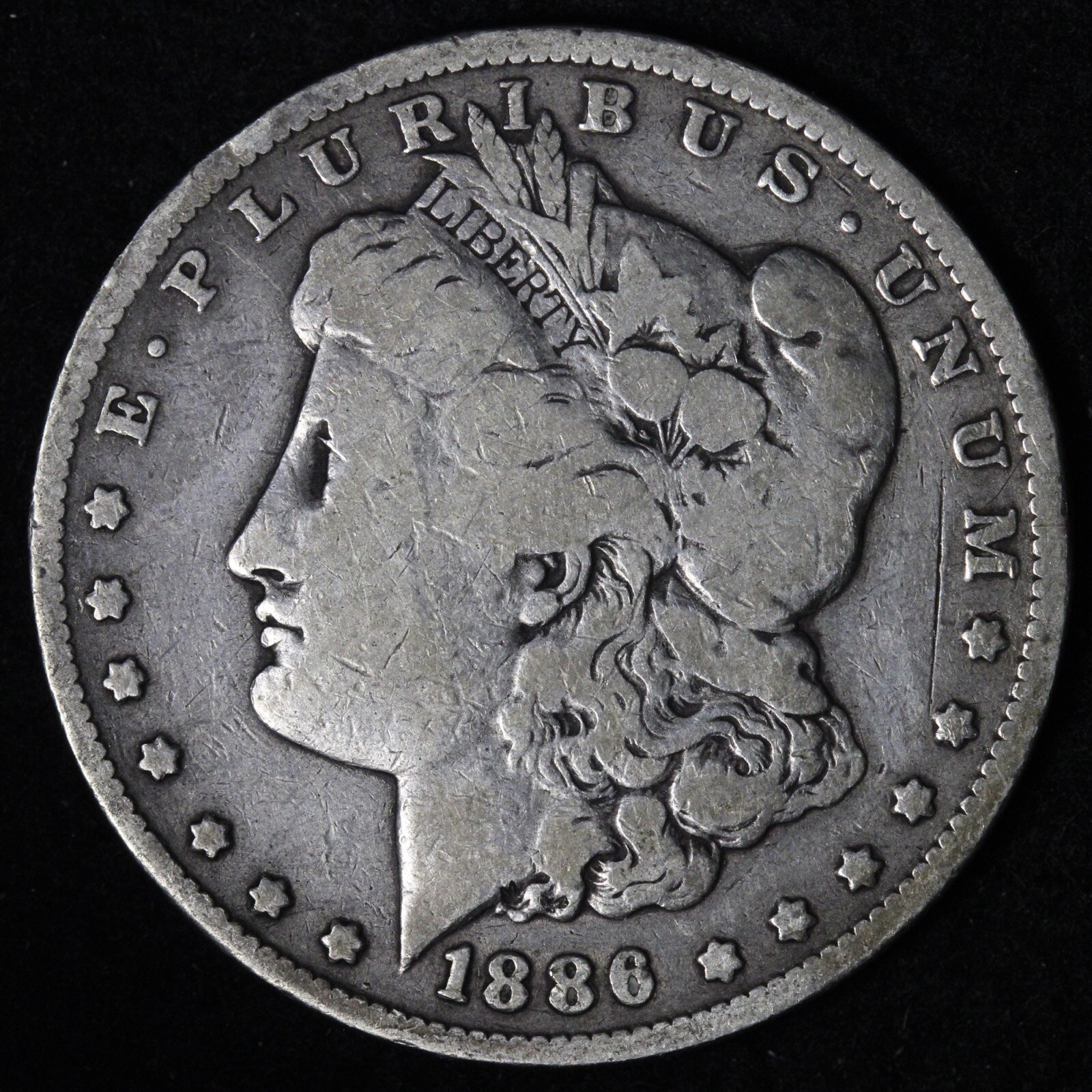 1886-O Morgan Silver Dollar CHOICE FINE E535