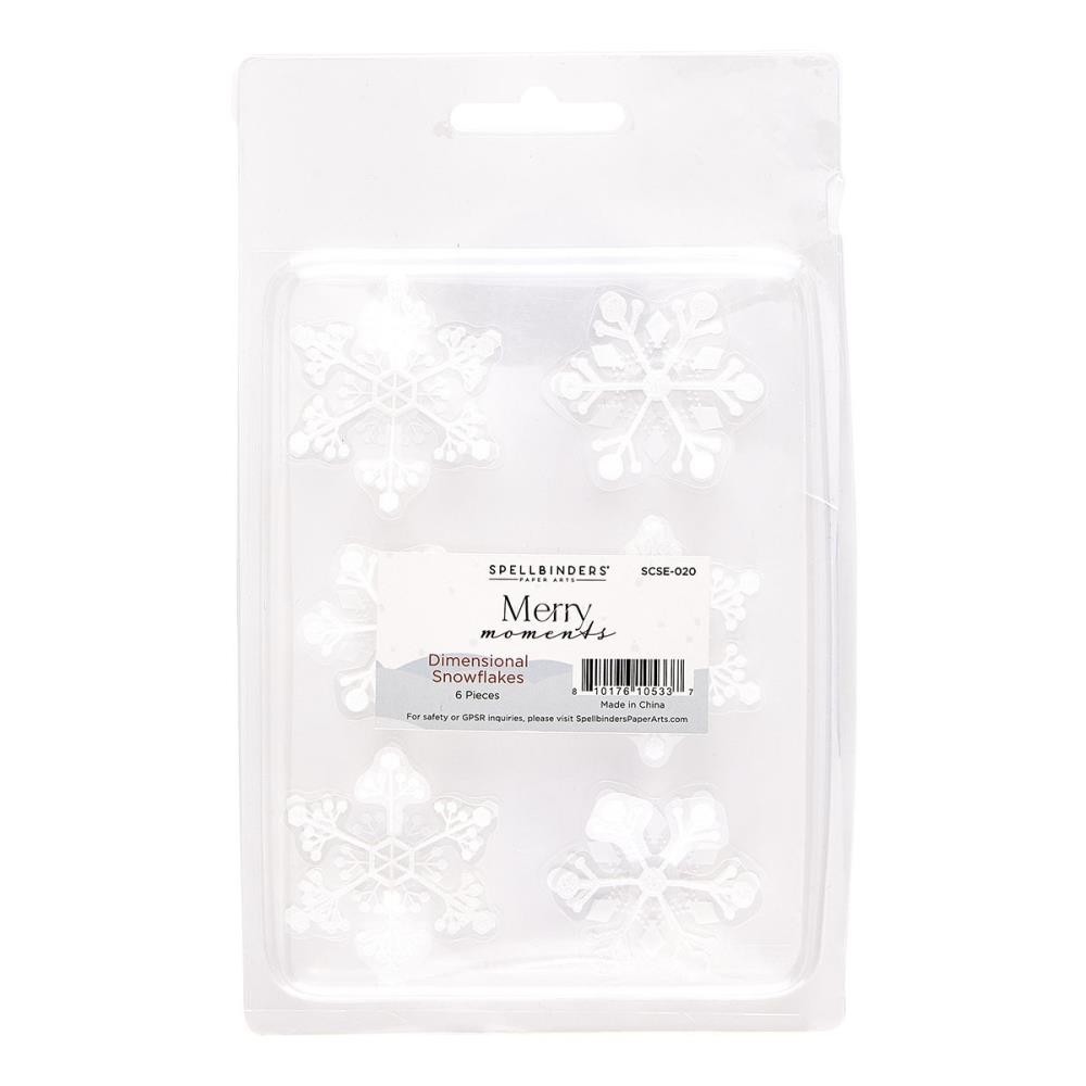Spellbinders Die Cuts From Merry Moments Dimensional Snowflakes