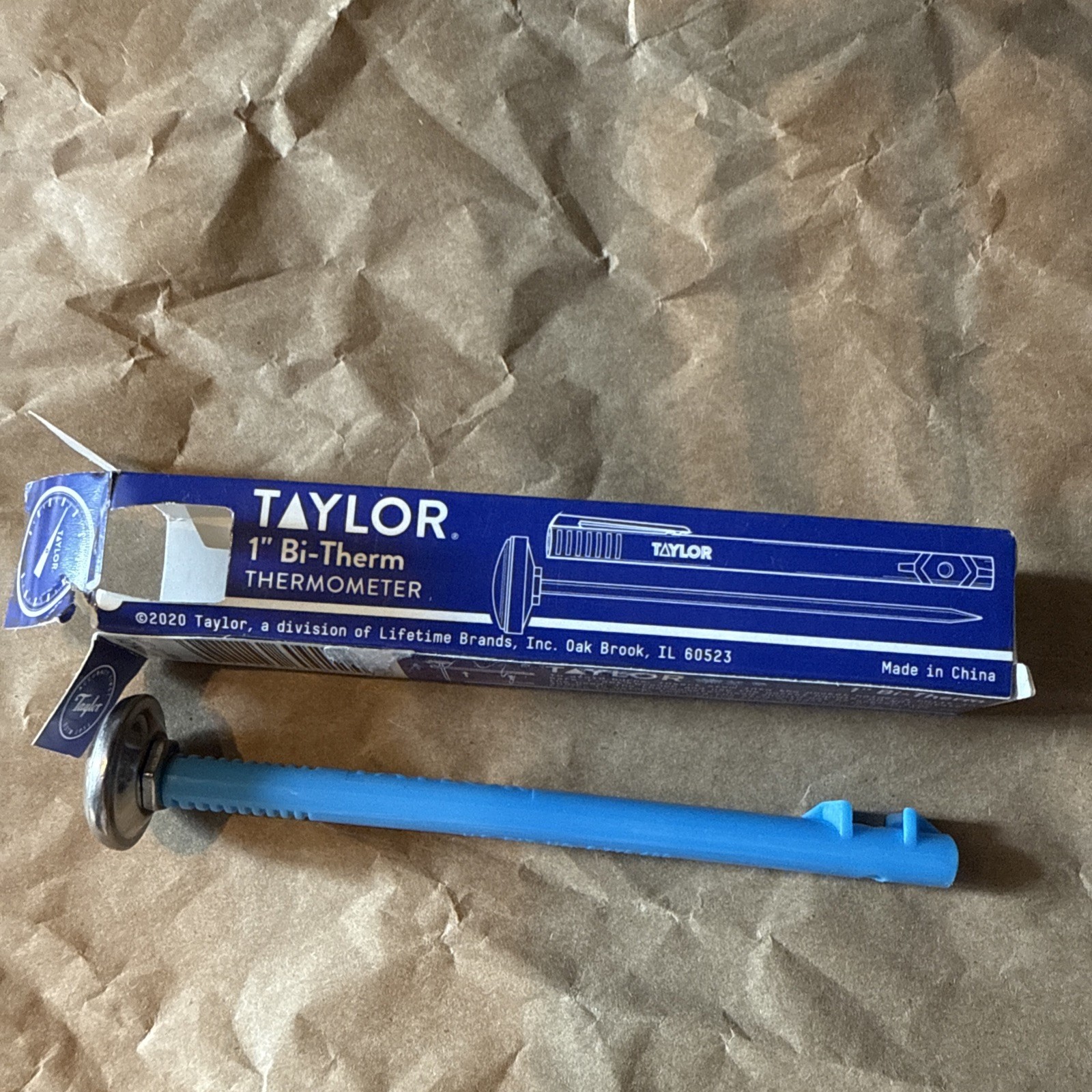NEW Taylor T-6092N Dial Small Pocket Bi-Therm Thermometer 0 to 220 F WS