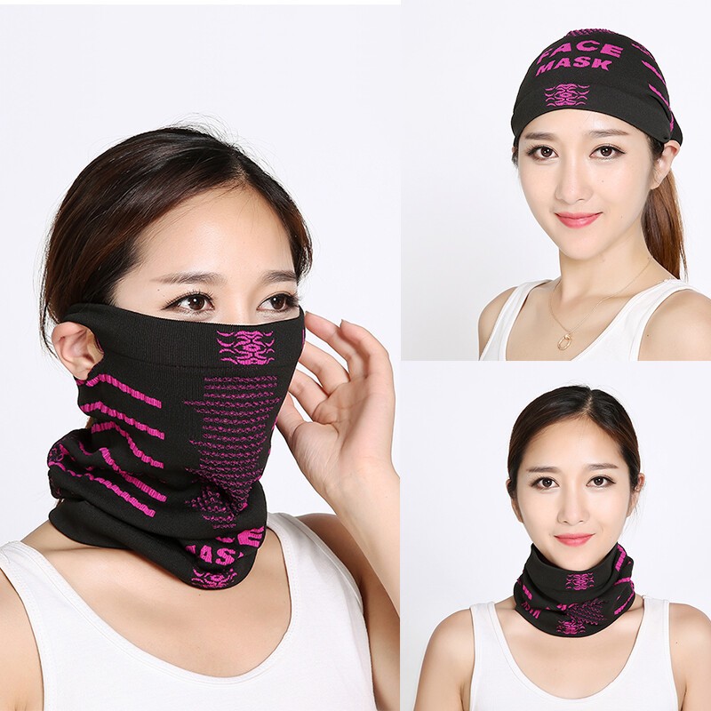 Balaclava Half Face Mask Anti Saliva Sports Neck Scarf Sweat Ski Bike Bicycle