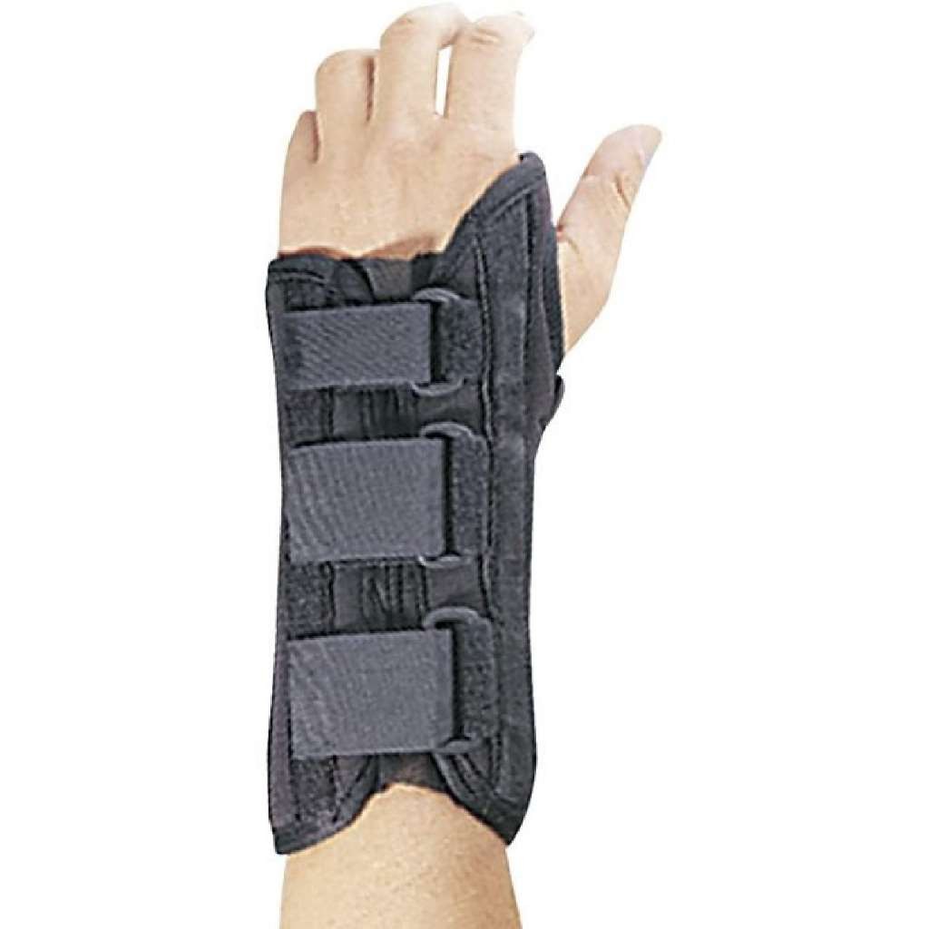 FLA Pro-Lite 8" Wrist Splint Black Left Hand Small
