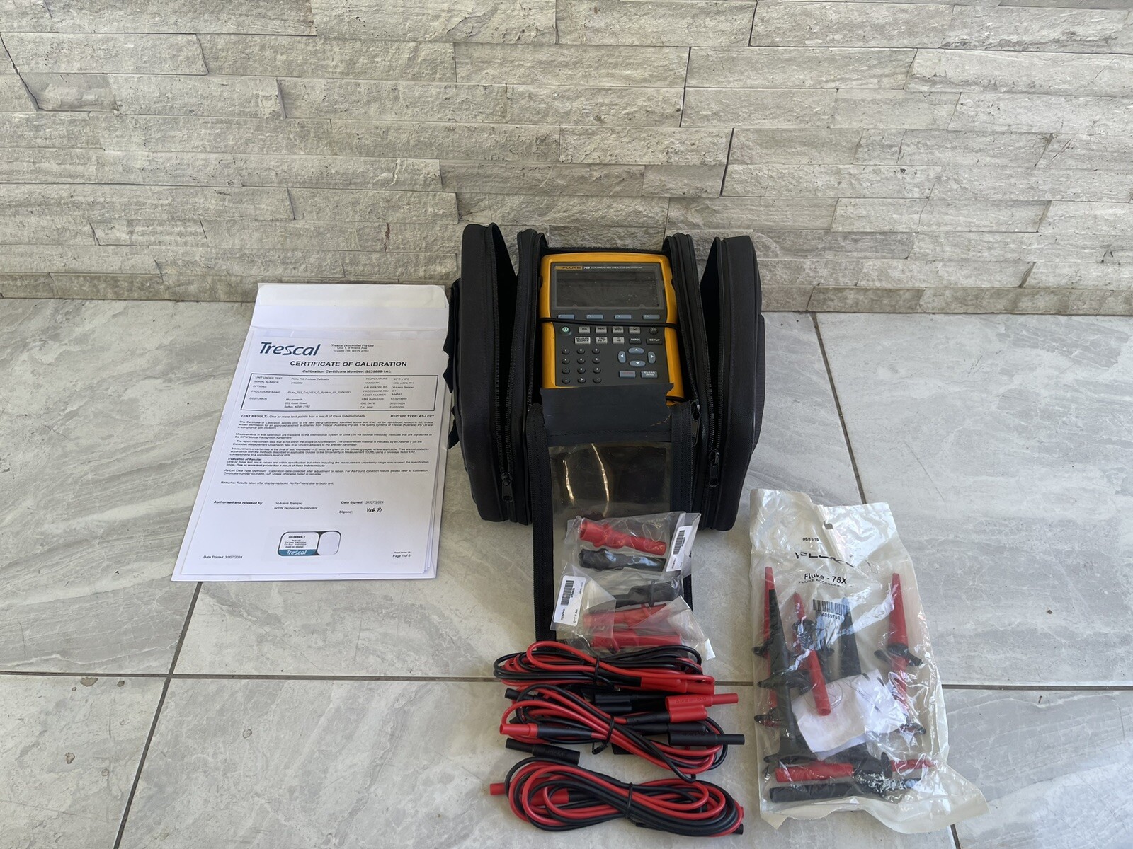 Fluke 753 Documenting Process Calibrator With Current Calibration Certificate