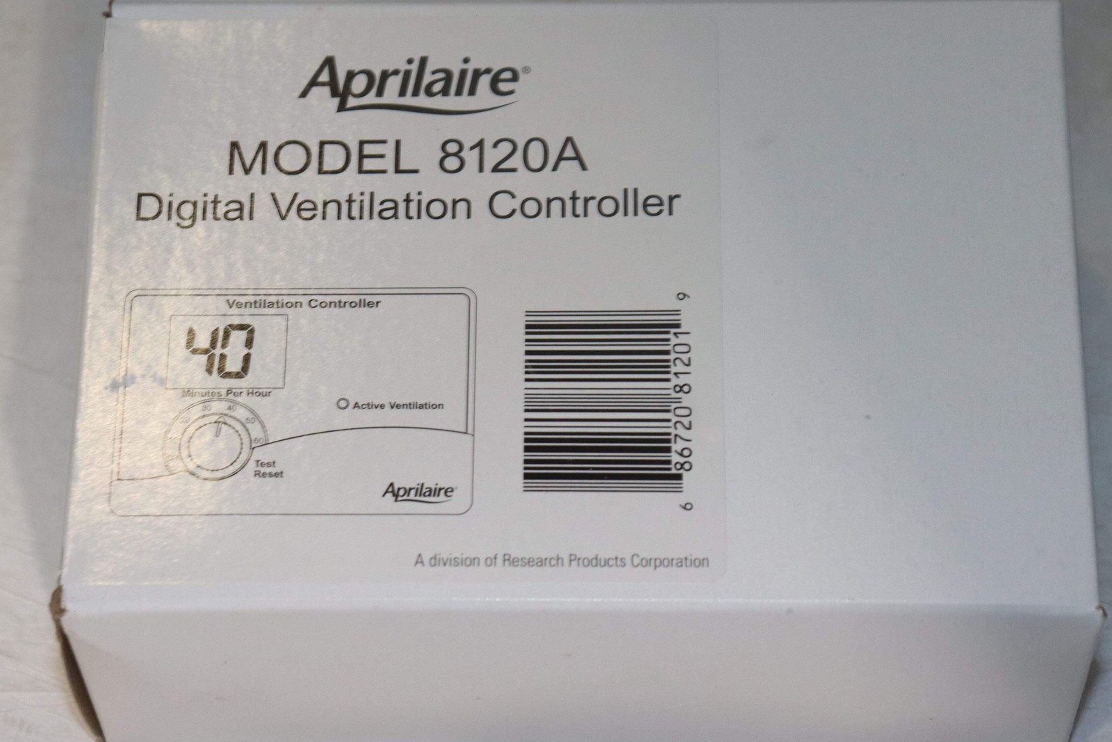 Genuine AprilAire 8120A Digital Ventilation Controller, Fresh Air Control