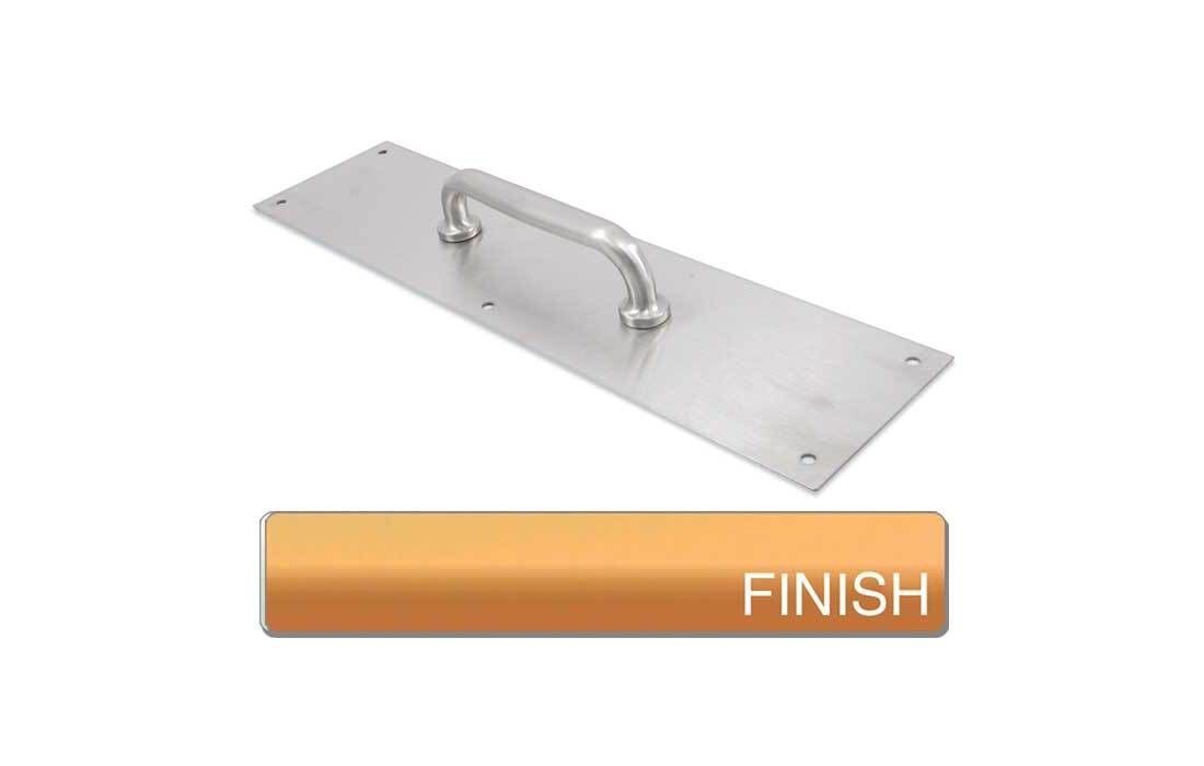 Hager 36N-4X16-10 Cast Pull Plate Square Corner
