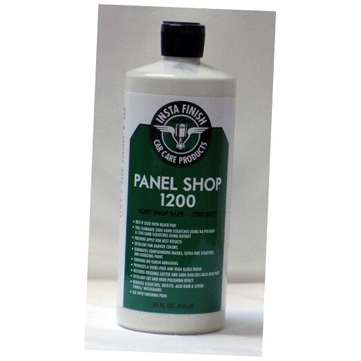 InstaFinish Panel Shop 1200 Body Shop Safe Auto Polish – 32oz | Zero Dust