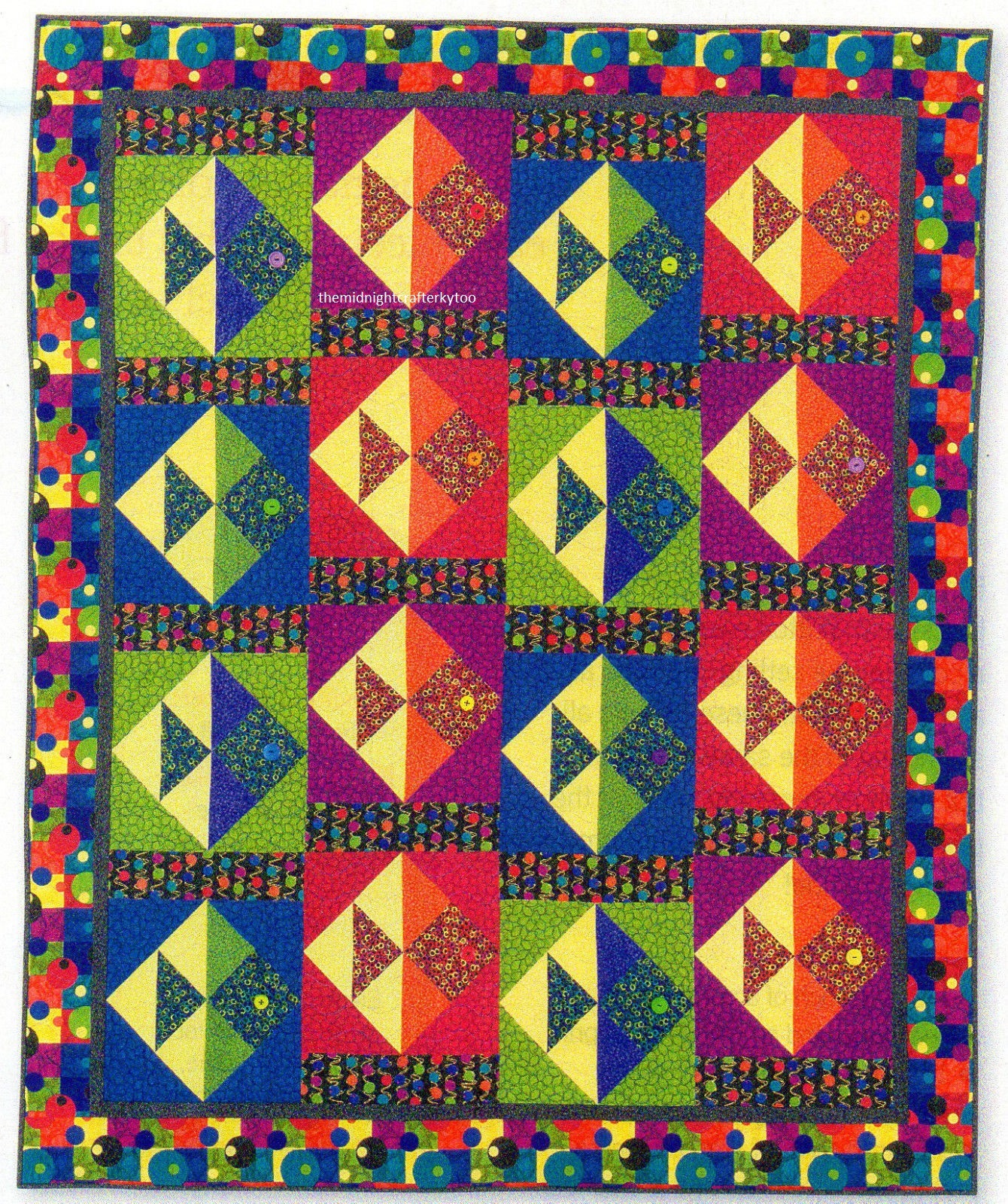 Catch Of The Day Quilt Pattern Pieced BG