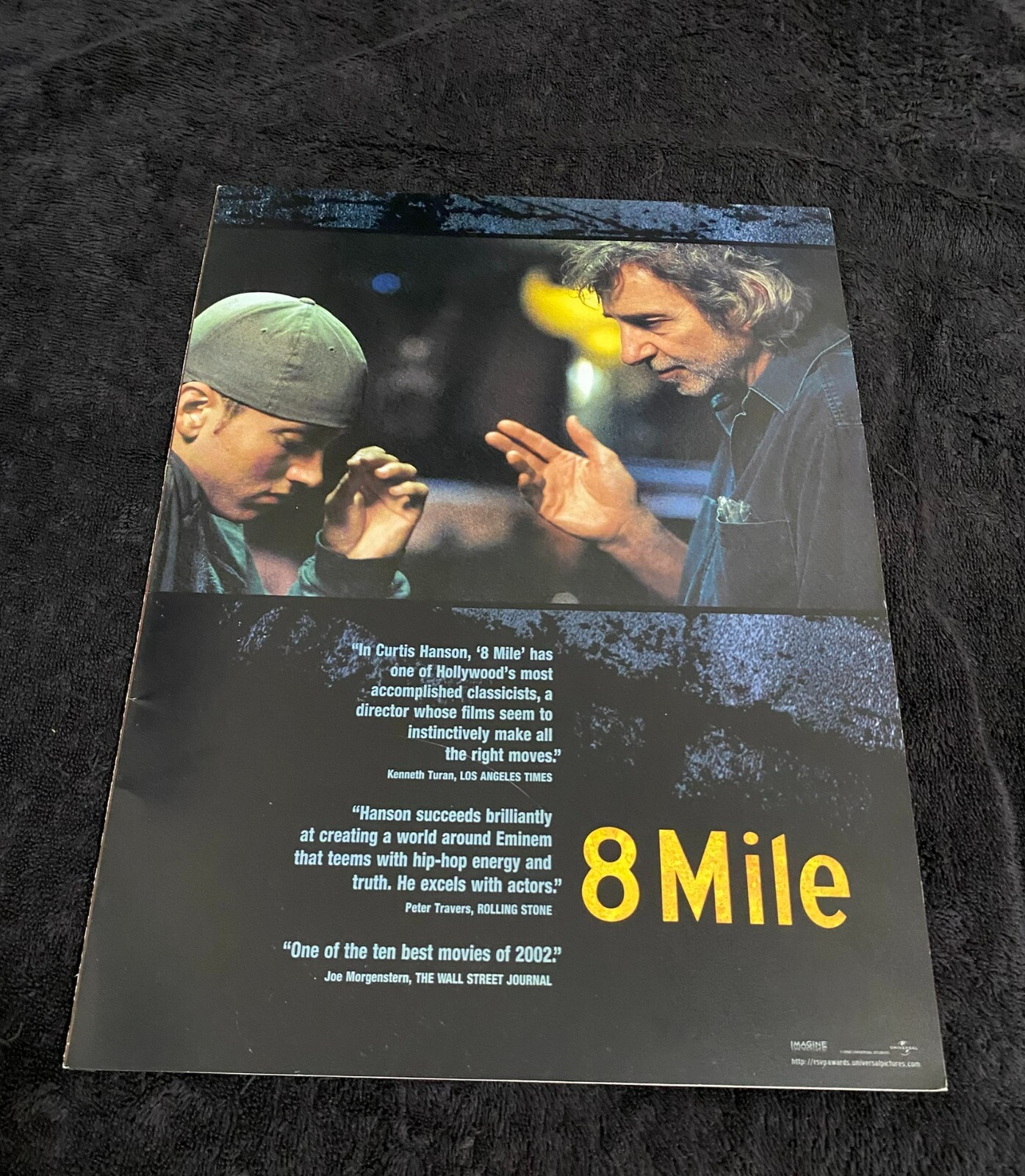 8 MILE Oscar ad Eminem & ADAPTATION, Charlie Kaufman & SPIRITED AWAY Miyazaki