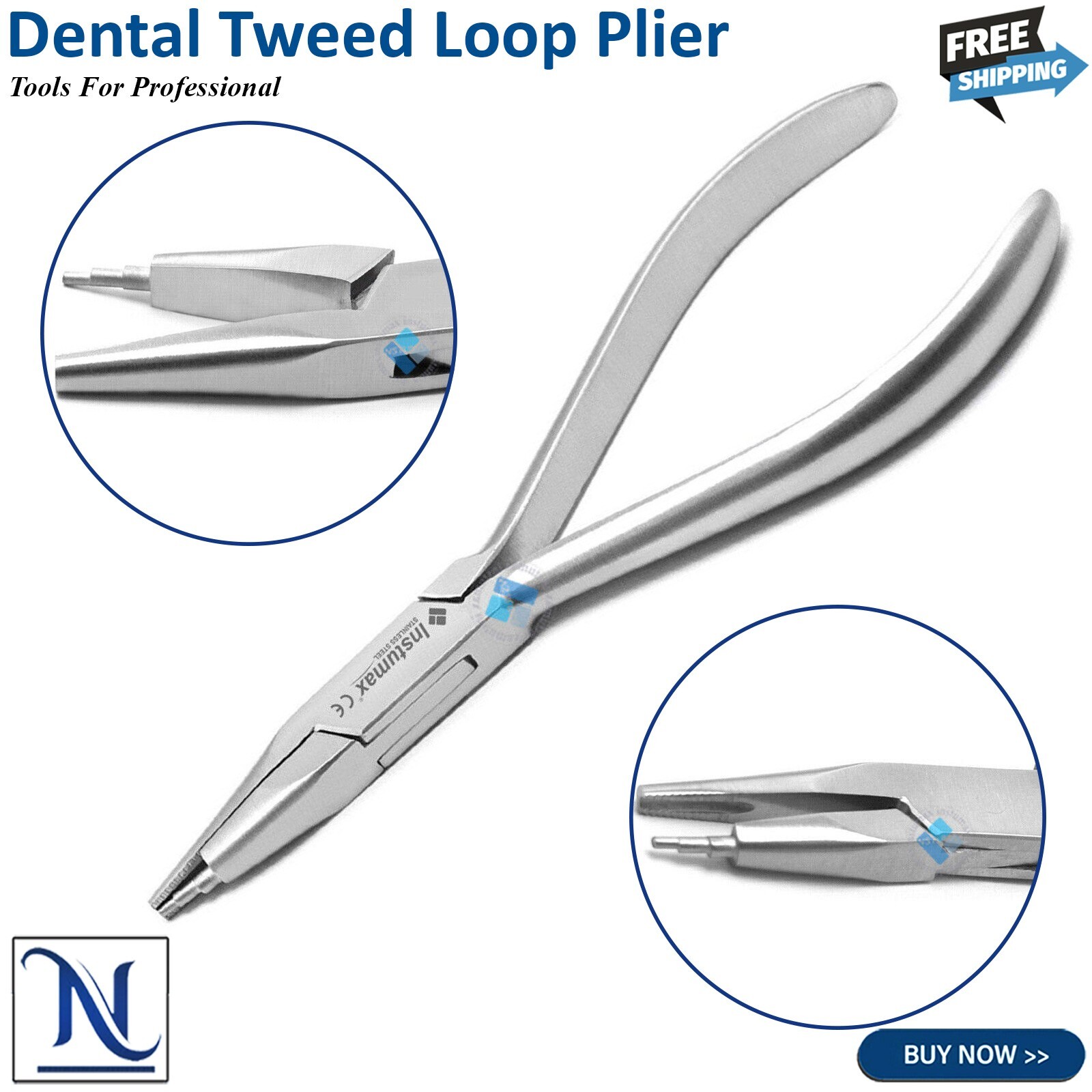 Pinza Tweed Omega Ortho Dental – Pa’ Loops Finos y Doblar Alambre con Agarre 🔥