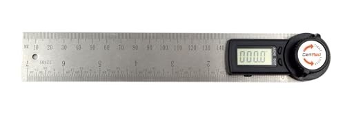 Digital Angle Finder Protractor - Stainless Steel 7" (200mm) Tool for Precision
