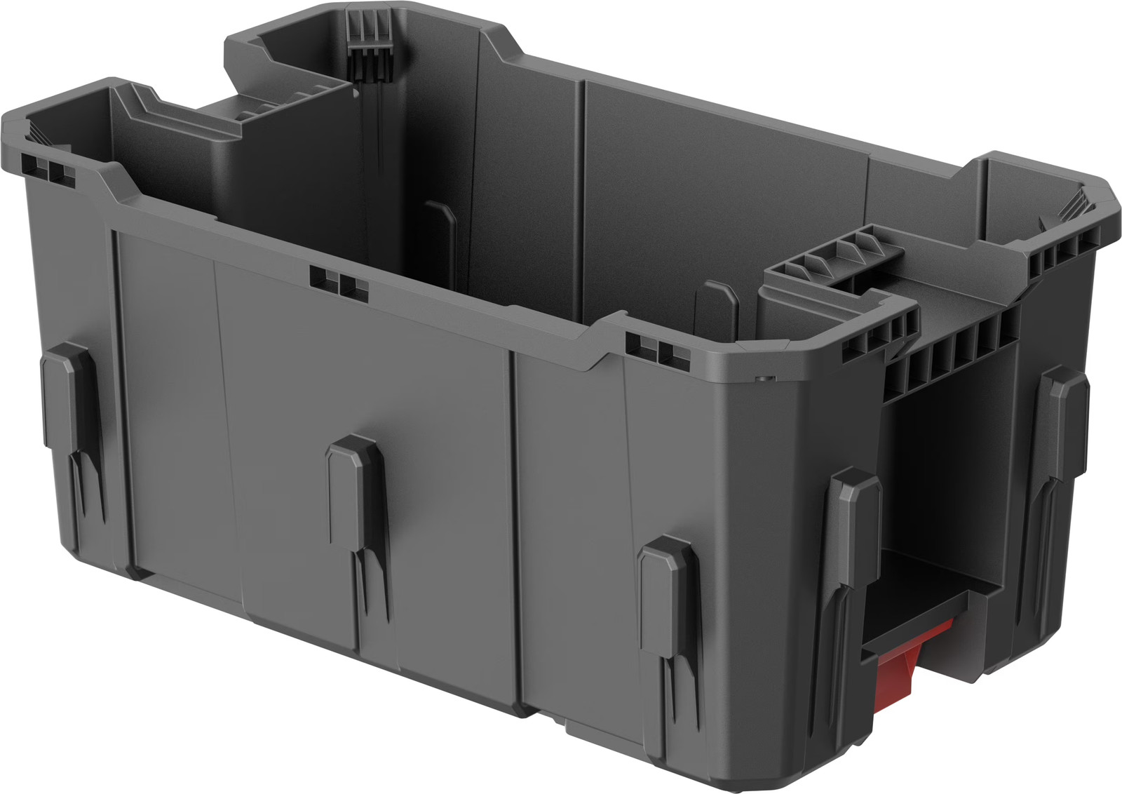 Hyper Tough Hyper Stack Interlocking Storage Crate, Black