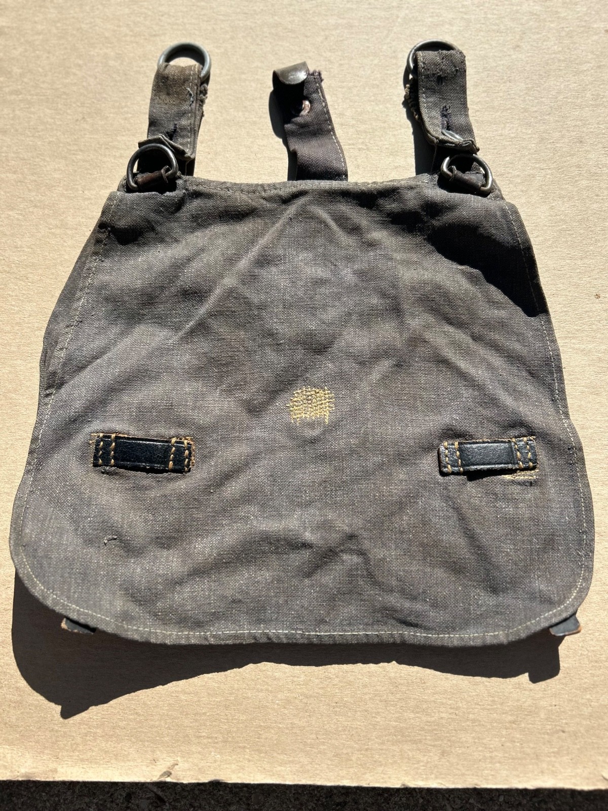 Original German WW2 Luftwaffe Bread Bag Brotbeutel-Field Used & Repaired