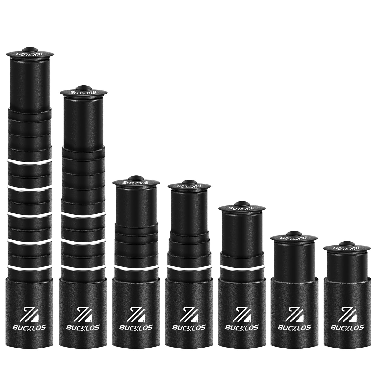 BUCKLOS Bike Stem Riser Extender MTB, 1-1/8" 28.6mm Fork Stem, 100mm