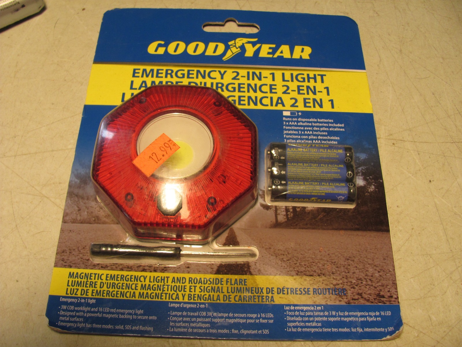 4- Roadside Emergency Beacons LED Stone point & Goodyear.