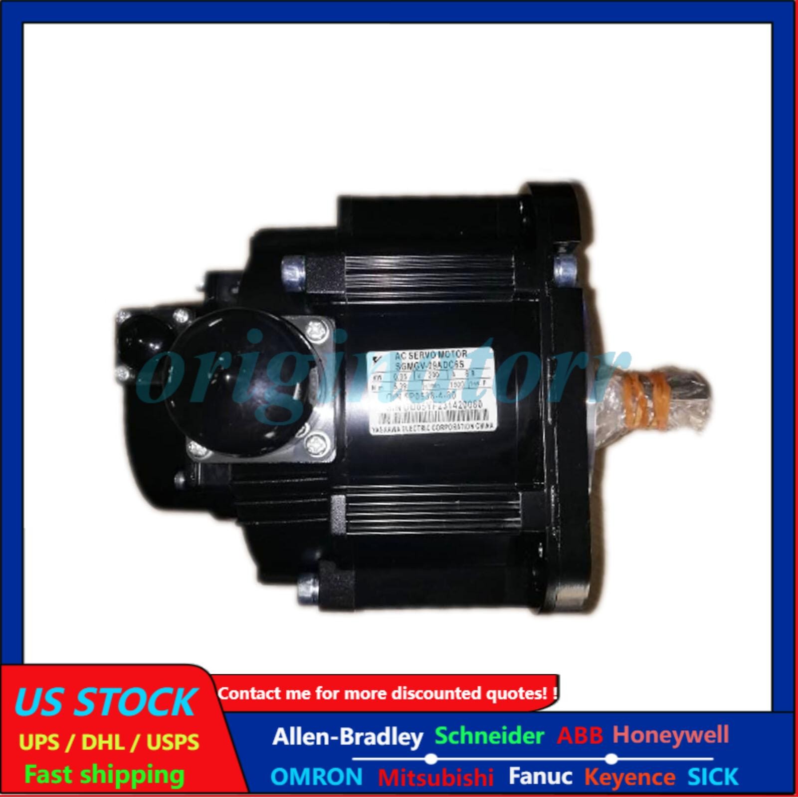 ONE NEW Yaskawa SGMGV-09ADC6S Servo motor IN BOX fedex