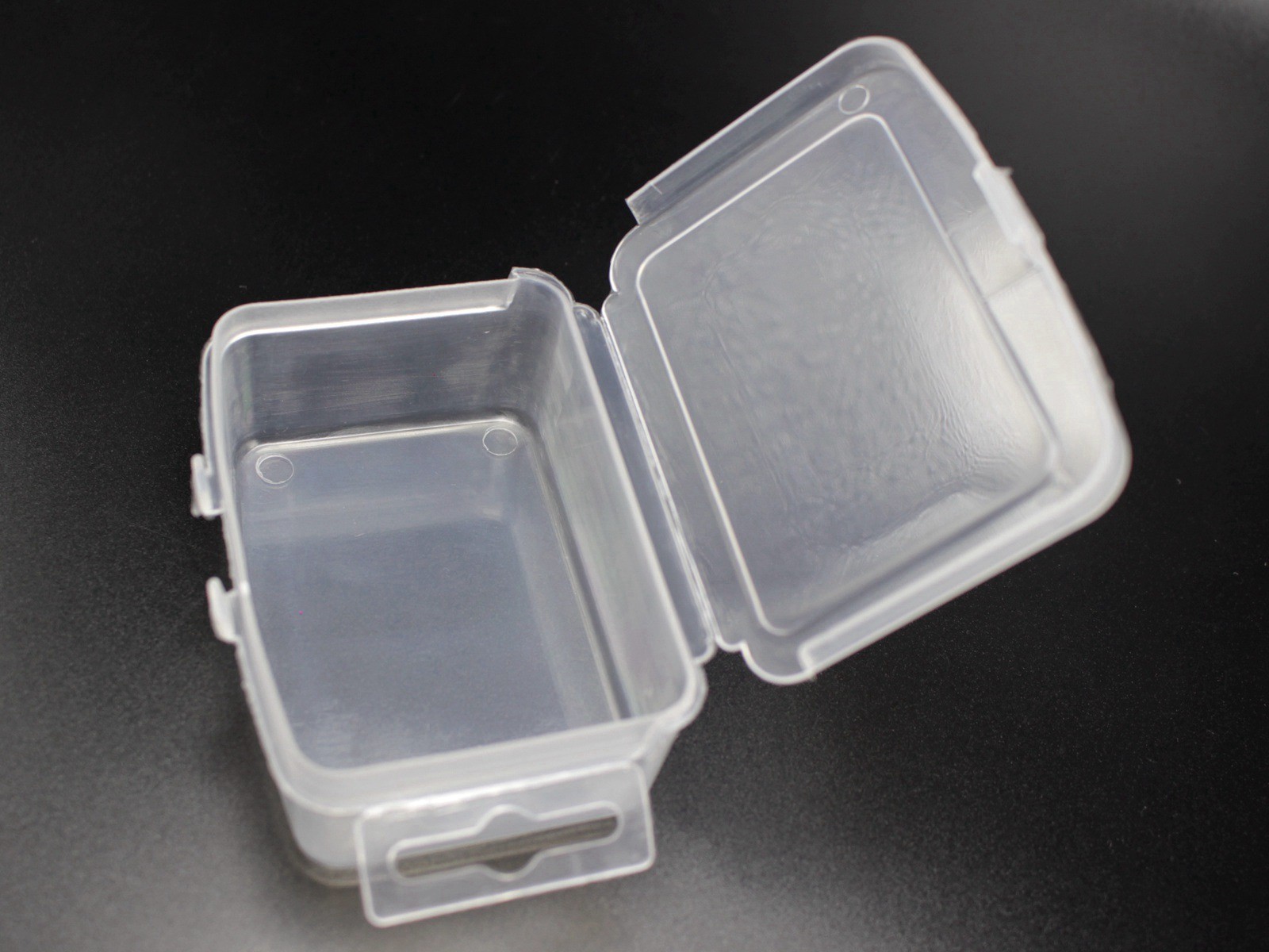 5 Pcs Clear Plastic Box Jewelry Display Case Beads Storage Container 2.8"