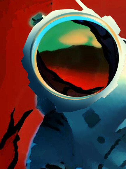 Retro Style Space Exploration Poster - Mars Explorers Wanted - 16x24