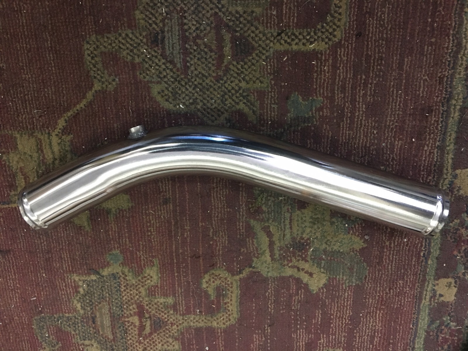 Model A Ford Lower Radiator Return Pipe Stainless Steel 1928 to mid 1929