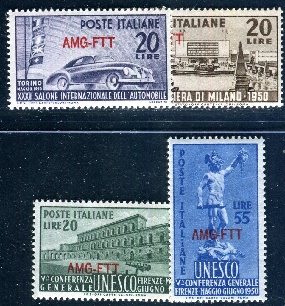 TRIESTE A 1950 100-103 ** MINT VERY FINE (F6948