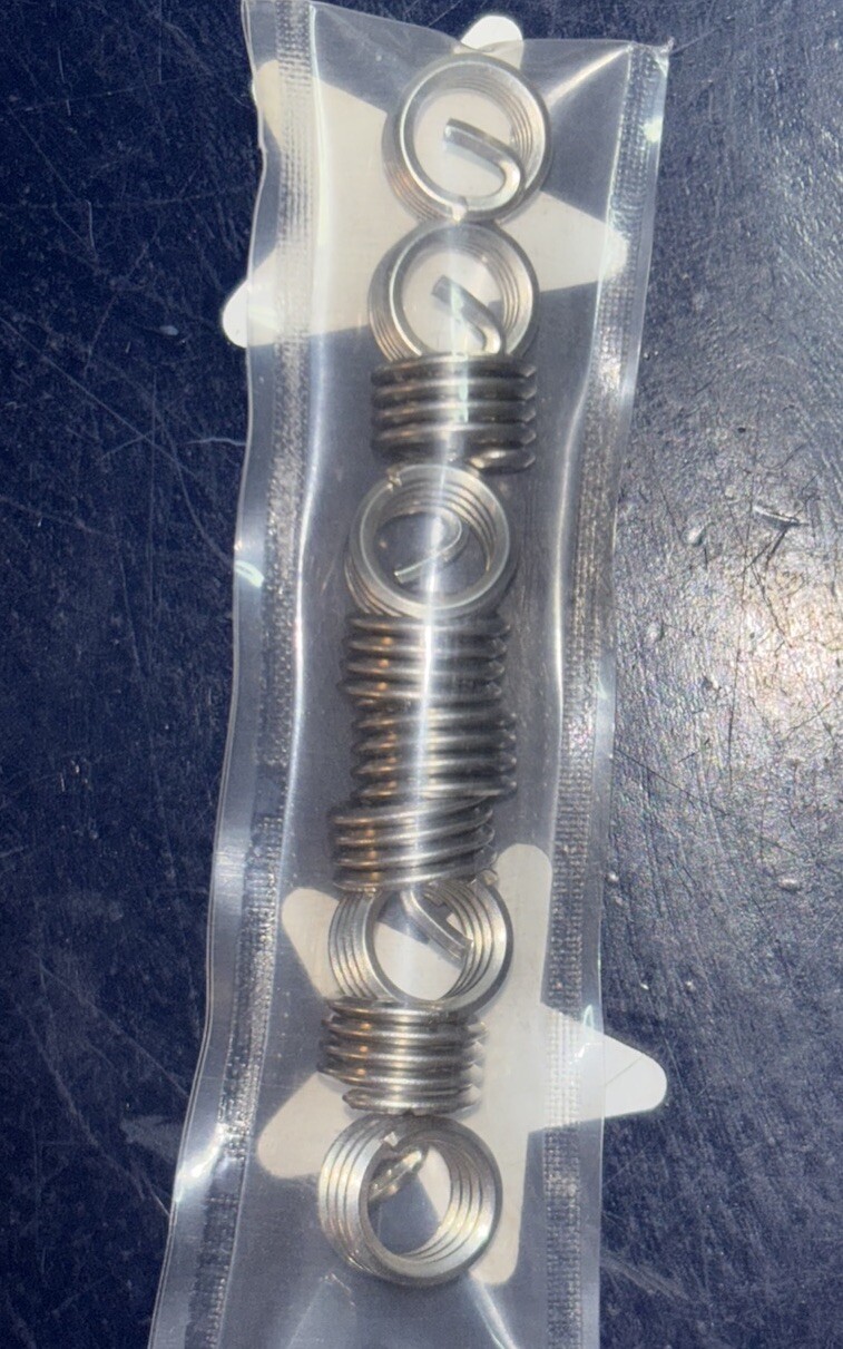 10X Recoil UNC 5/16-18X1D 03052T Free Running Threaded Insert Helical 304SS 10pc